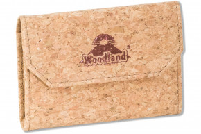 Woodland® VEGAN Schlüsseltasche mit Schnellverschluss-Haken Naturkork