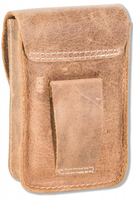 Woodland® Cigarette case made of natural buffalo leather in cognac