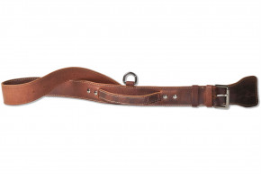 Woodland® Full buff-leather dog collar for very large dogs with 55-70 cm neck circumference in brown