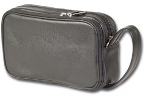 Rimbaldi® Big Business wrist bag in soft, high quality cow nappa leather in black