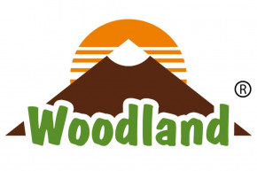 Woodland® Kleine-Umhängetasche aus naturbelassenem Büffelleder Dunkelbraun/Taupe